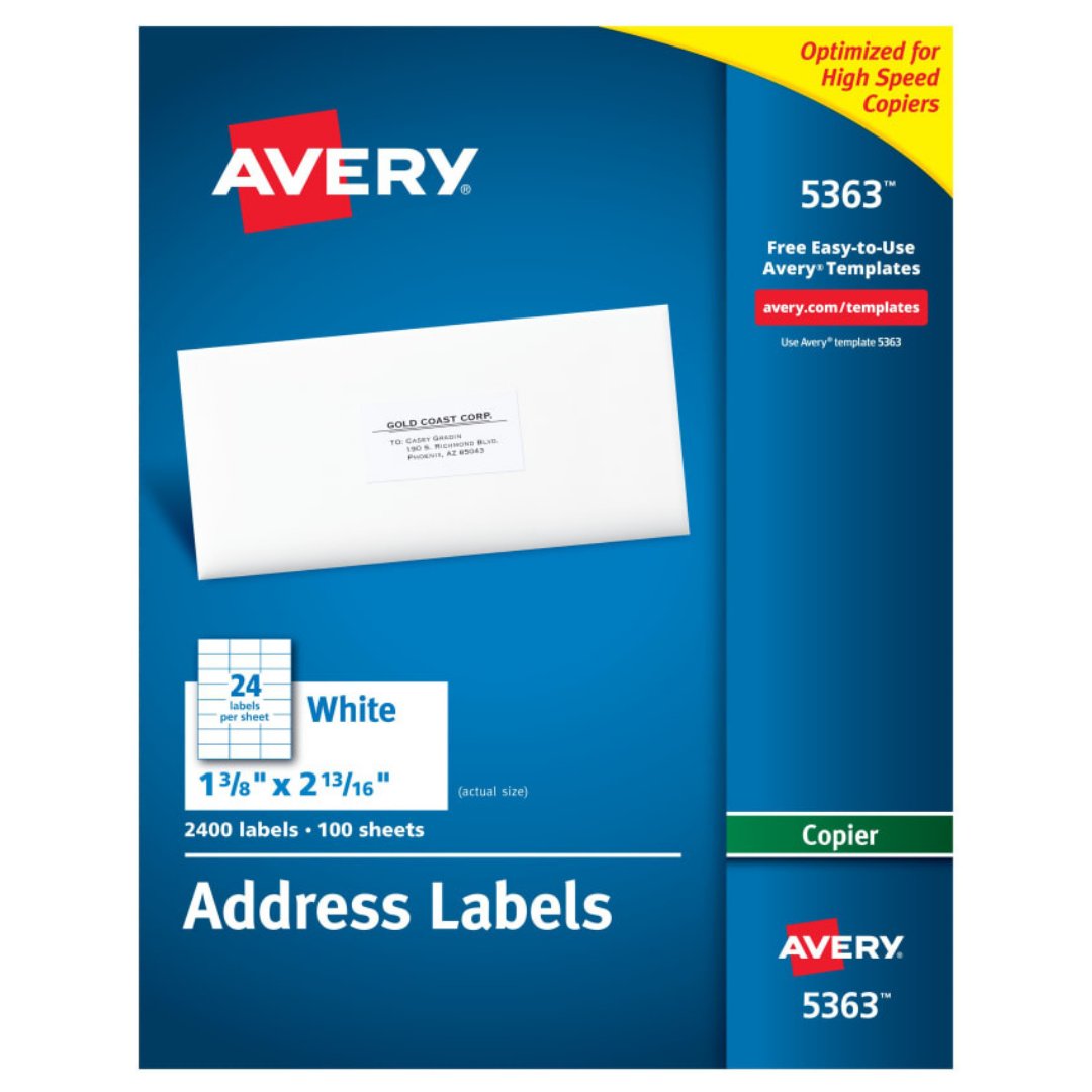 Avery Mailing & Address Labels
