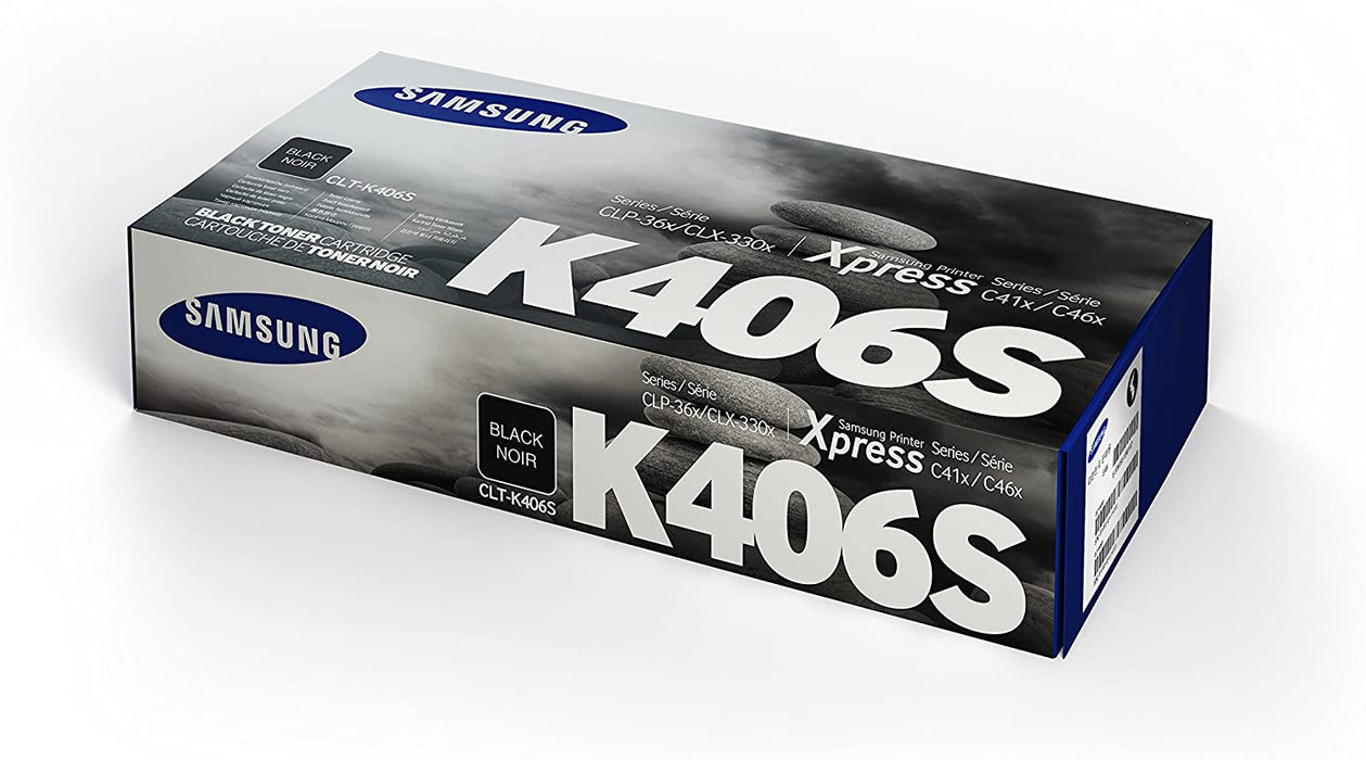 Samsung CLT-K406S Standard-Yield Black Toner Cartridge SU122A