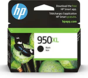 HP 950XL Black High Yield & 951 Cyan, Magenta and Yellow Original Ink Cartridges, 4 Pack (C2P01FN)