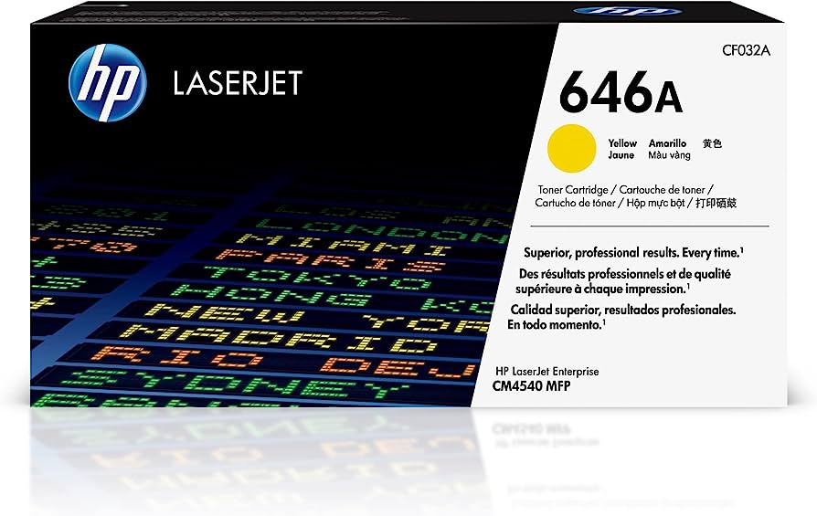 HP 646A (CF032A) Yellow Original LaserJet Toner Cartridge