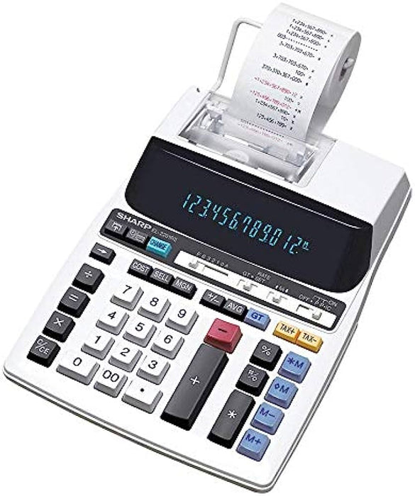 Sharp 12-Digit Printing Calculator (EL2201RII)
