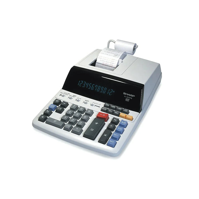Sharp12-Digit Desktop Printing Calculator (EL2615PIII)