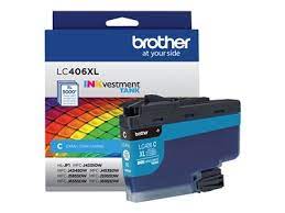 LC406XLCS Brother INKvestment Cyan Ink Cartridge