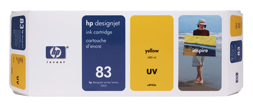 83 680-ml Yellow DesignJet UV Ink Cartridge