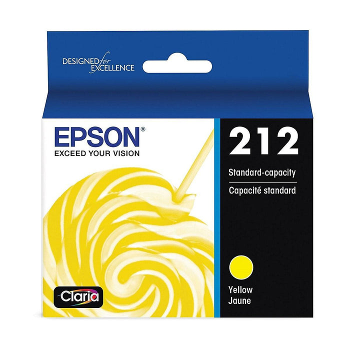 T212420S Epson T212 Claria Yellow Ink Cartridge Standard Cap