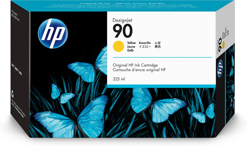 C5064A HP #90 YELLOW 225ML INK CARTRIDGE FOR DESIGNJET 4000