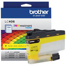 LC406YS Brother INKvestment Yellow Ink Cartridge
