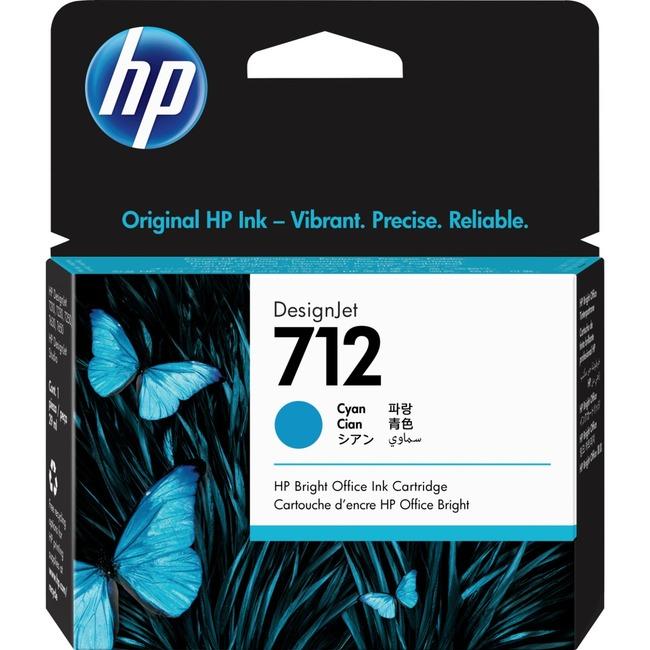 HP 712 29ml Cyan Ink Cartridge