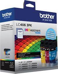 LC4063PKS Brother 3-Pack Colour Ink Cartridges