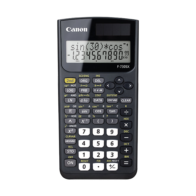 2467C002 Canon F-730SX Bk Scientific Calculator 163 Fcts