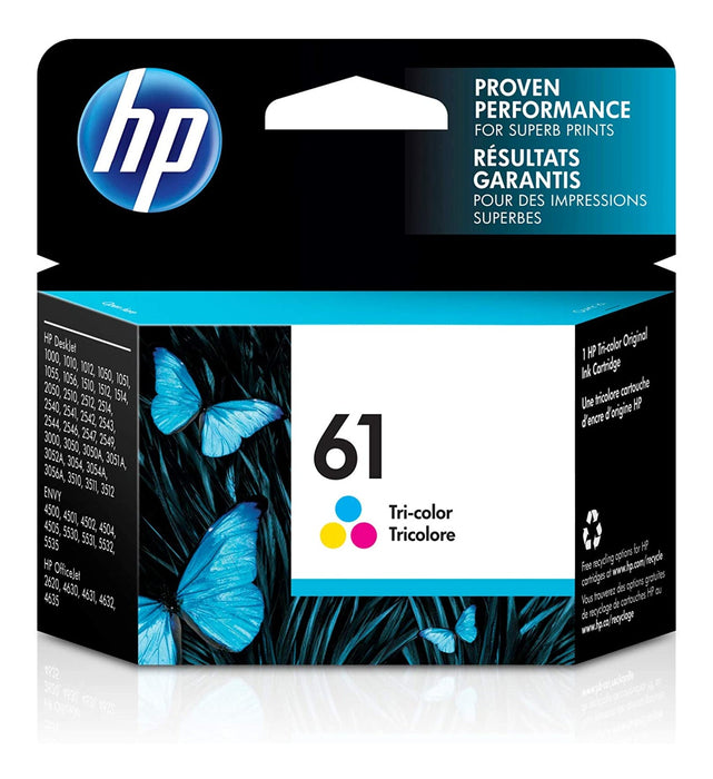 CH562WN#140 HP #61 TRICOLOR INK CARTRIDGE