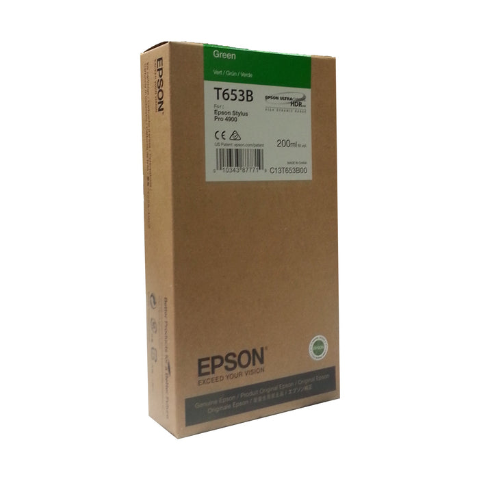 T653B00 EPSON STYLUS PRO 4900 GREEN 200ML