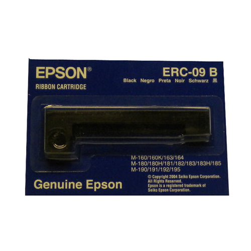 Epson Ribbon Cartridge - Dot Matrix - 200000 Characters - Black - 1 Each, ERC-09B