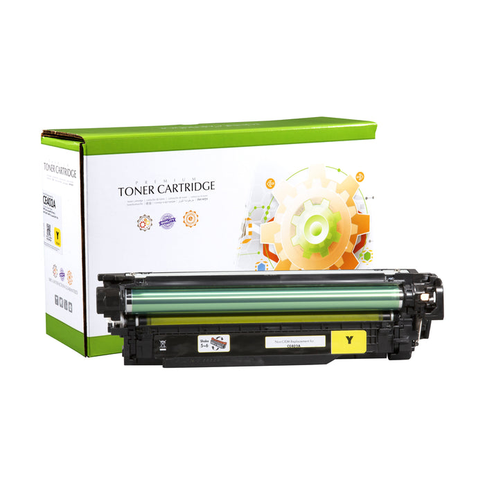 Compatible CE402A HP #507A YELLOW LJ TONER FOR 500 COLOR M551