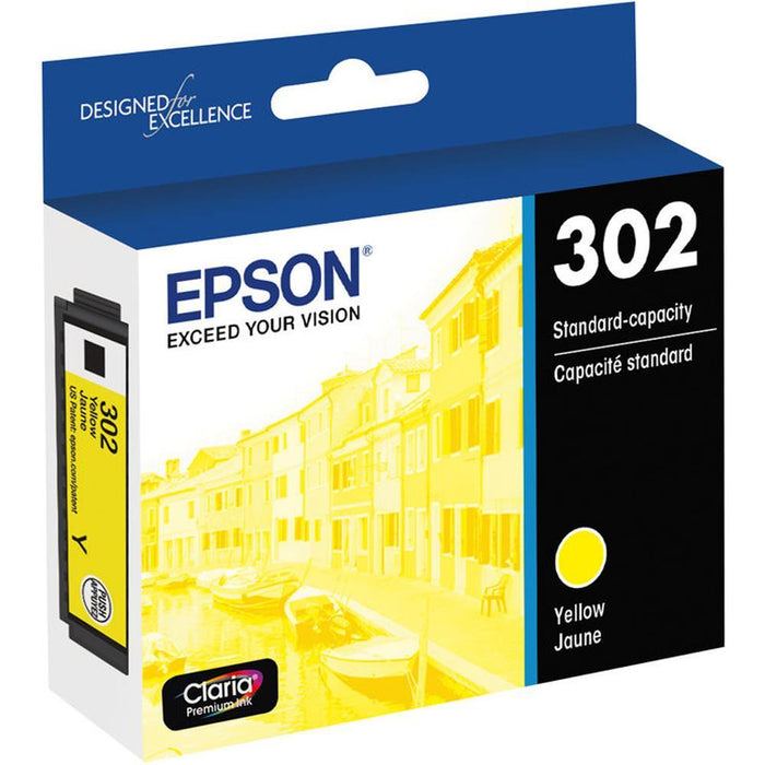 T302420S EPSON T302 Claria Yellow Ink Standard Capacity, wit