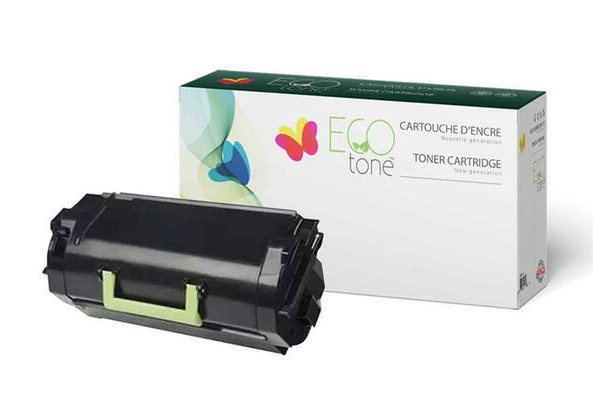 Premium Quality Lexmark 521 52D1000 Remanufactured Black Toner Cartridge - Ecotone®