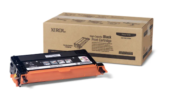 XEROX BLACK HIGH CAPACITY PRINT CARTRIDGE PHASER 6180